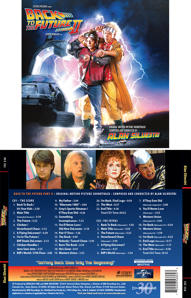 Back To The Future 2 Soundtrack Back To The Future Part II- Soundtrack details - SoundtrackCollector.com